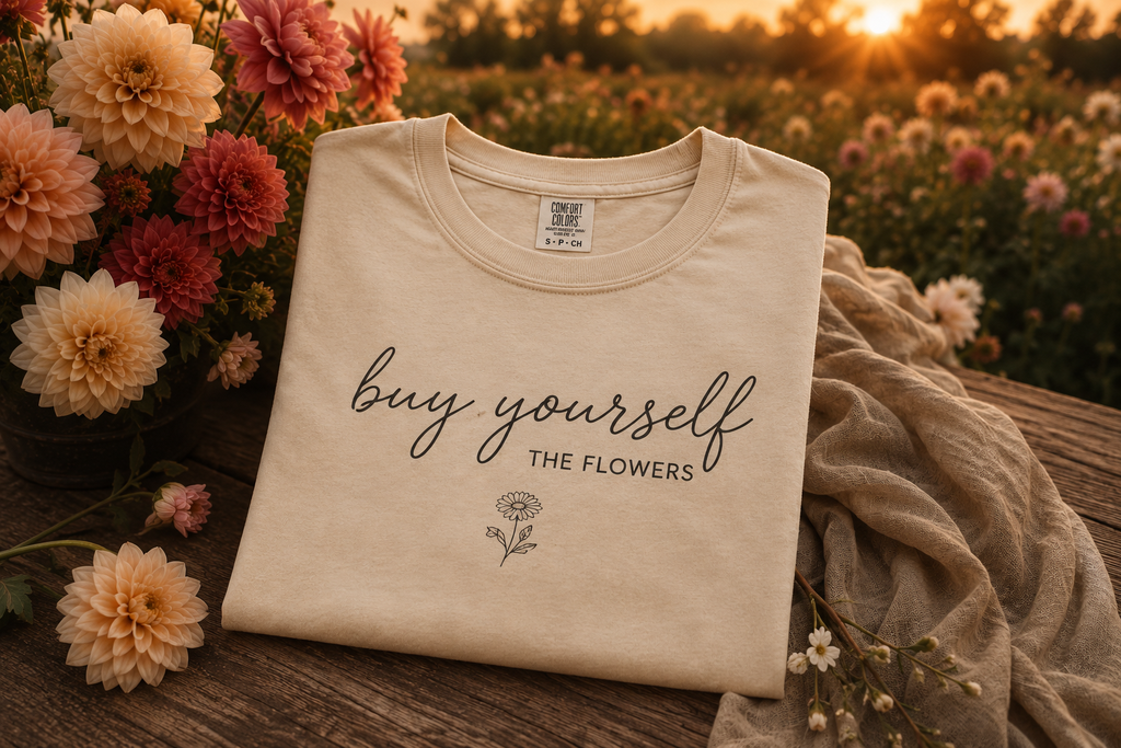 Buy Yourself the Flowers Tee