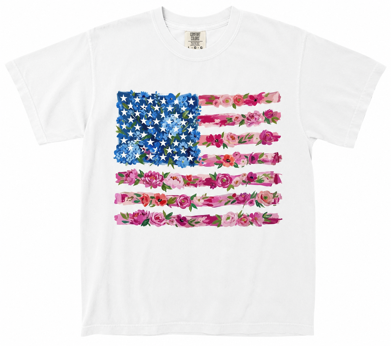 Floral Americana Tee 🇺🇸🌸