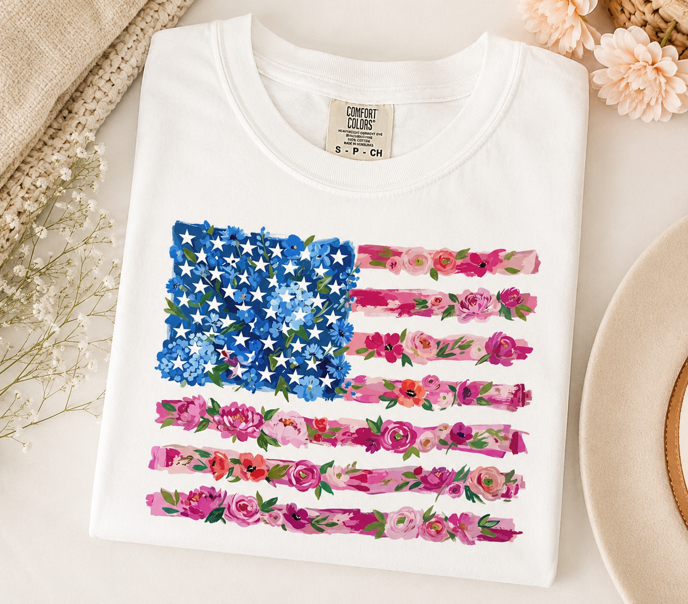 Floral Americana Tee 🇺🇸🌸