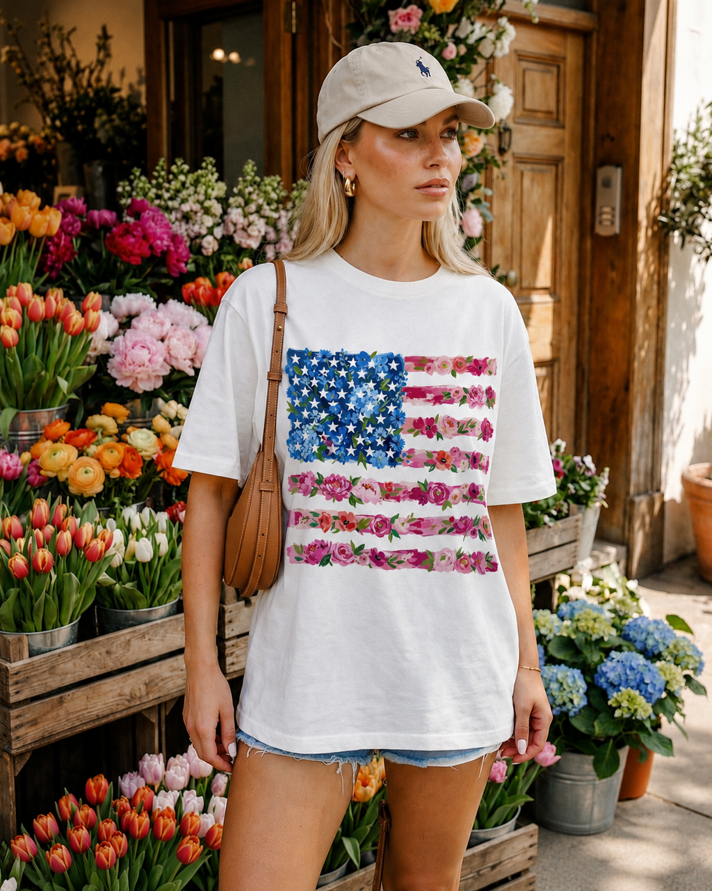 Floral Americana Tee 🇺🇸🌸