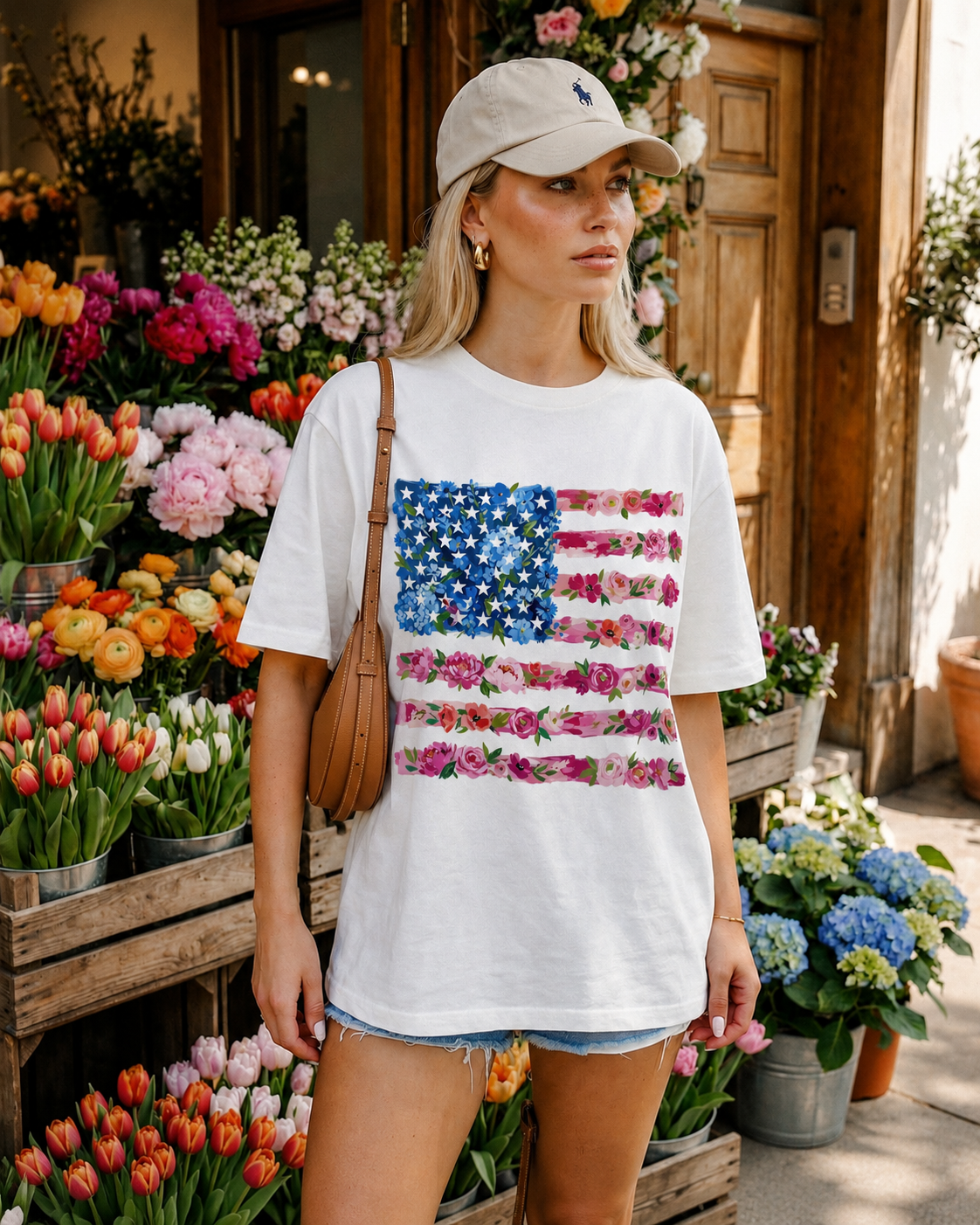Floral Americana Tee 🇺🇸🌸
