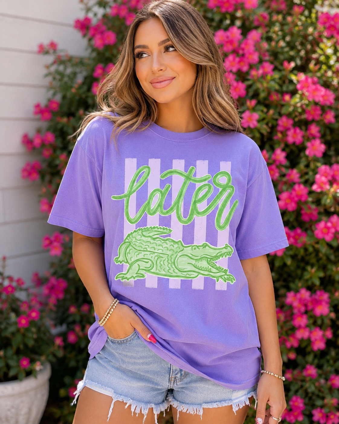 Later Gator Preppy Tee