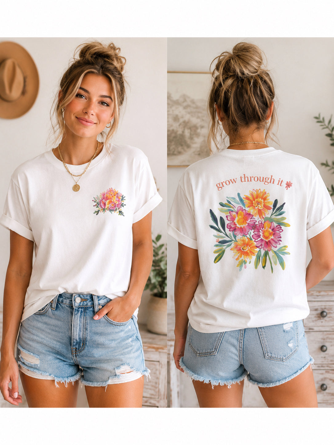 Grow Through It Tee 🌸