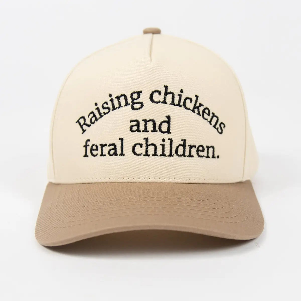 Raising Chickens & Feral Children Trucker Hat 🐔